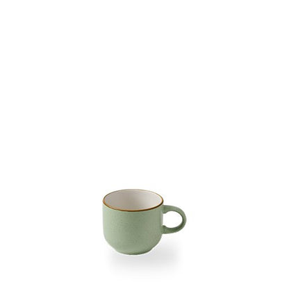 Churchill Super Vitrified Stonecast Sage Green Bubble Becher für Gastronomie