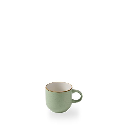 Churchill Super Vitrified Stonecast Sage Green Becher für Gastronomie