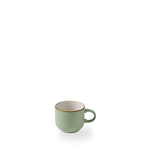 Churchill Super Vitrified Stonecast Sage Green Bubble Becher für die Gastronomie