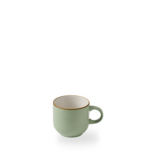 Churchill Stonecast Becher in Salbeigrün für Getränke im Gastronomie-Bereich