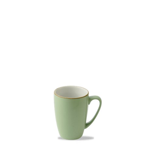Churchill Super Vitrified Stonecast Sage Green Becher für Gastronomie und Gewerbe.