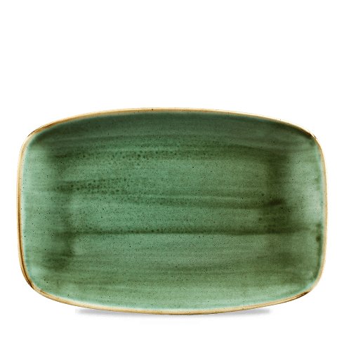 Churchill Super Vitrified Stonecast Samphire Green Chefs Platte für die Präsentation von Speisen