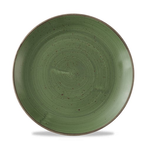 Churchill Super Vitrified Stonecast Sorrel Green Teller für Hauptgerichte und Desserts