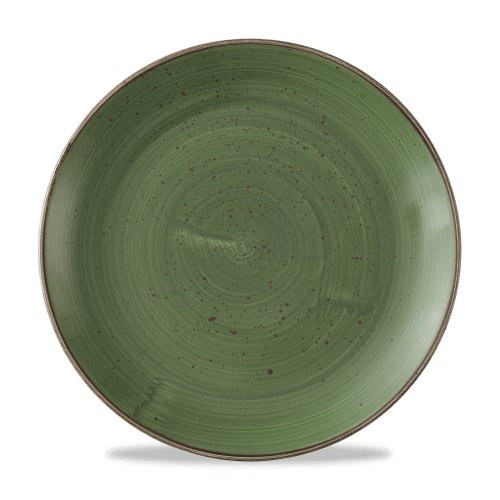 Churchill Super Vitrified Stonecast Sorrel Green Teller Flach Coup 28,8cm für den gastronomischen Einsatz.