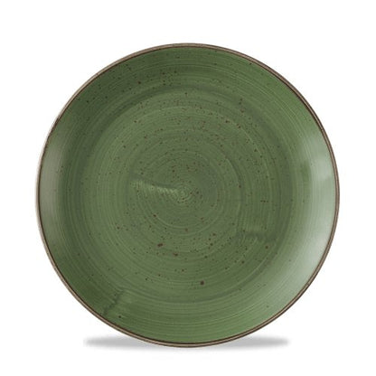 Churchill Super Vitrified Stonecast Sorrel Green Teller, ideal für Gastronomie, 21,7 cm Durchmesser