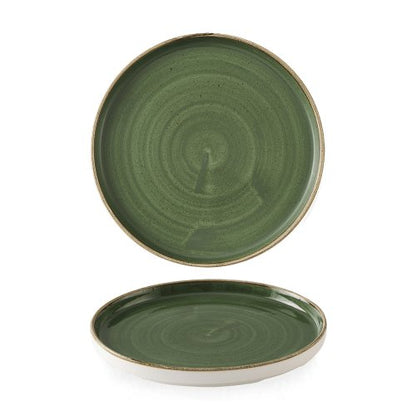 Churchill Super Vitrified Stonecast Sorrel Green Teller flach 21cm für Gastronomie