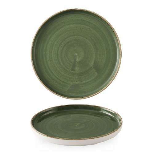 Churchill Super Vitrified Stonecast Sorrel Green Teller 26cm für Gastronomie