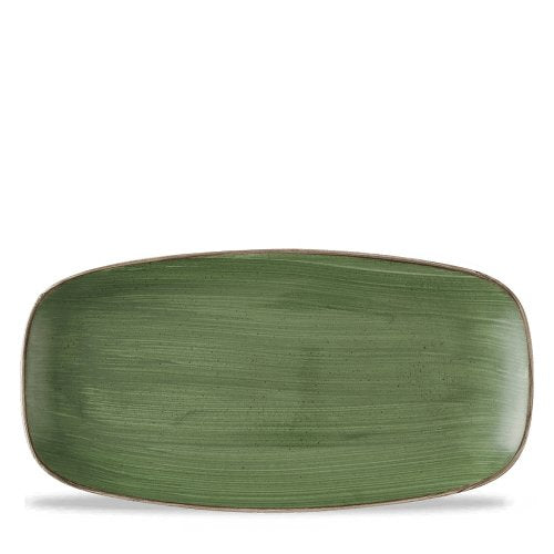 Churchill Super Vitrified Stonecast Sorrel Green Platte für Gastronomie
