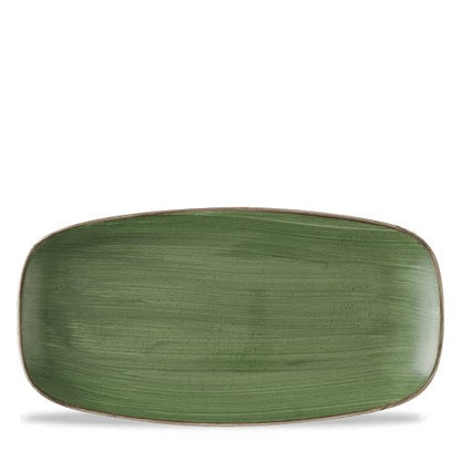 Churchill Super Vitrified Stonecast Sorrel Green Platte für Gastronomie