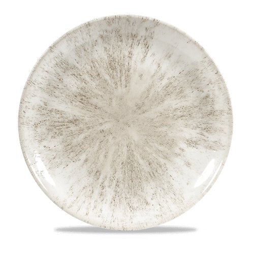 Churchill Super Vitrified Stone Agate Grey Teller, 28,8 cm, für Gastronomie und Catering