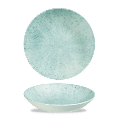 Churchill Super Vitrified Stone Aquamarine Teller Tief 24,8cm für Gastronomie