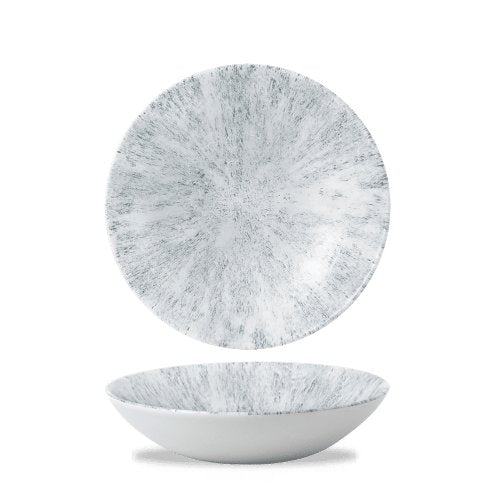 Churchill Super Vitrified Stone Pearl Grey Teller Tief Coup 18,2cm für Gastronomie und gewerbliche Nutzung