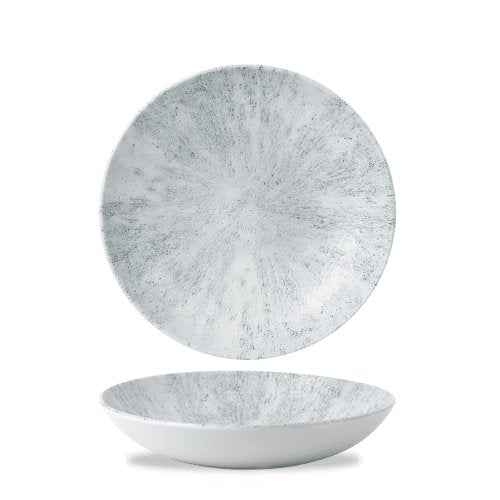 Churchill Super Vitrified Teller Tief Coup 24,8cm in Perlgrau für Gastronomie