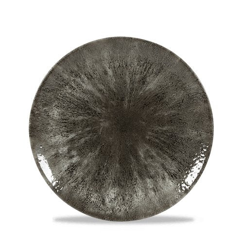 Churchill Super Vitrified Stone Quartz Black Teller Flach 21,7cm für professionelle Gastronomie