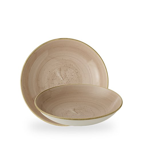 Churchill Super Vitrified Stonecast Truffle Evolve Coupe Schale 24,8 cm, für Gastronomie geeignet.