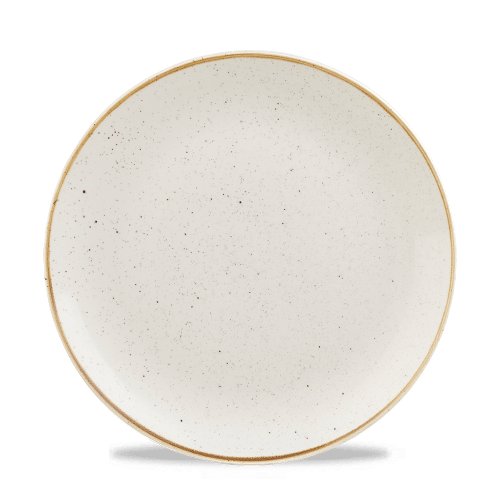 Churchill Super Vitrified Stonecast Barley White Teller, flach, 23cm, für Gastronomie
