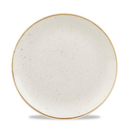 Churchill Super Vitrified Stonecast Barley White Teller, flach, 23cm, für Gastronomie