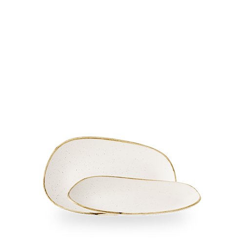 Churchill Super Vitrified Stonecast Servierteller 22cm in Barley White für gastronomische Anwendungen