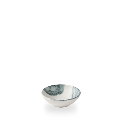 Churchill Super Vitrified Tide Black Contour Schale für kreative Speisenpräsentationen in der Gastronomie.
