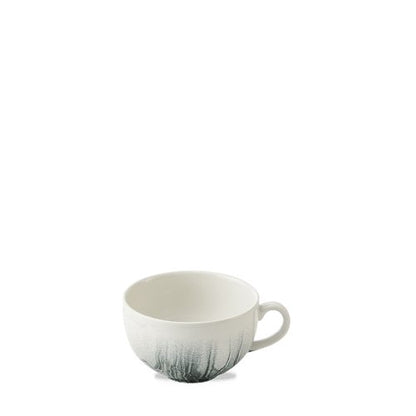 Churchill Super Vitrified Tide Black Cappuccino-Tasse für Gastronomie und hochwertige Getränkepräsentation.