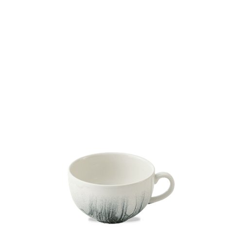 Churchill Super Vitrified Tide Black Cappuccino-Tasse für Gastronomie