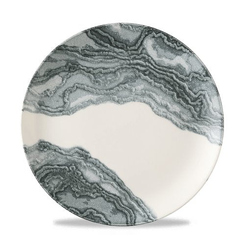 Churchill Super Vitrified Tide Black Teller Flach 26cm für hochwertige Speisenpräsentationen.