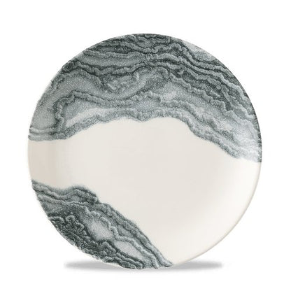 Churchill Super Vitrified Tide Black Teller Flach 21,7cm für Gastronomie