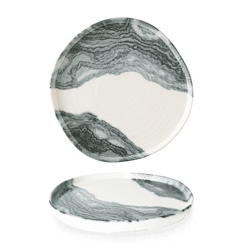 Churchill Super Vitrified Tide Black Teller für Gastronomie