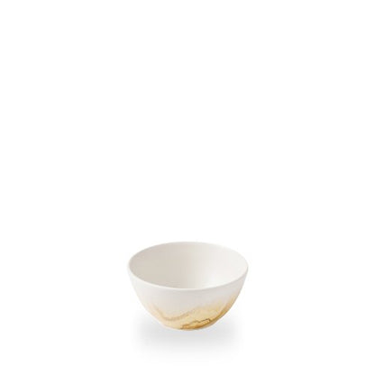 Churchill Super Vitrified Tide Gold Contour Snack Schale für Snacks und kleine Gerichte