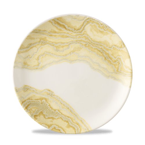 Churchill Super Vitrified Tide Gold Teller Flach 26cm für Gastronomie