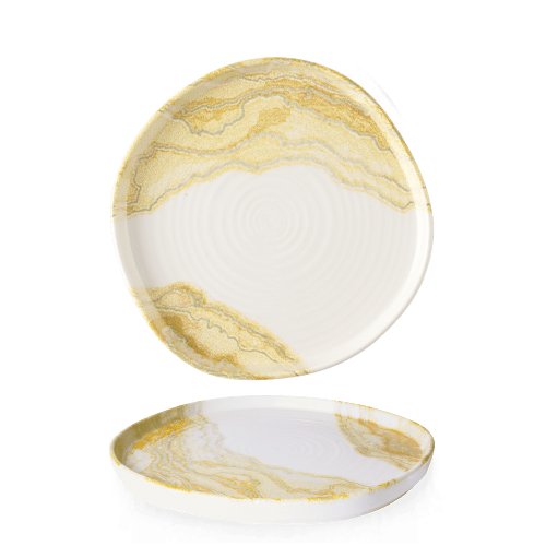 Churchill Super Vitrified Tide Gold Teller 26cm für elegante Speisenpräsentation