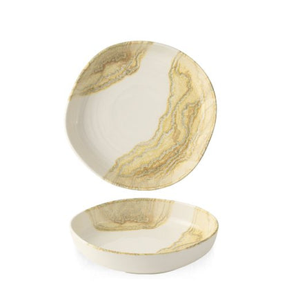 Churchill Super Vitrified Tide Gold Teller Tief 23cm für hochwertige Speisenpräsentationen