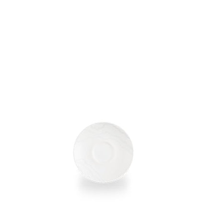 Churchill Super Vitrified Tide White Espresso Untertasse für Gastronomie