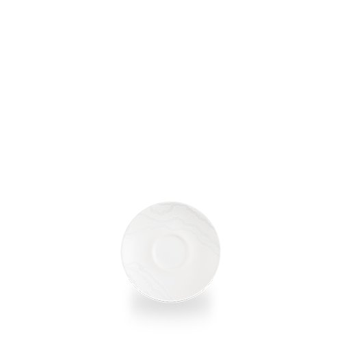 Churchill Super Vitrified Tide White Espresso Untertasse für Gastronomie