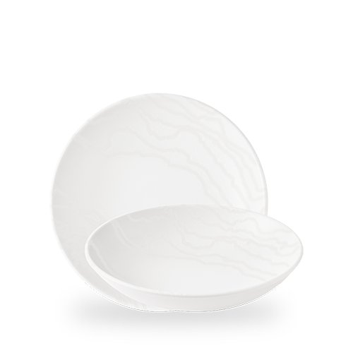 Churchill Super Vitrified Tide White Teller Tief Coup 24.8cm für Gastronomie.