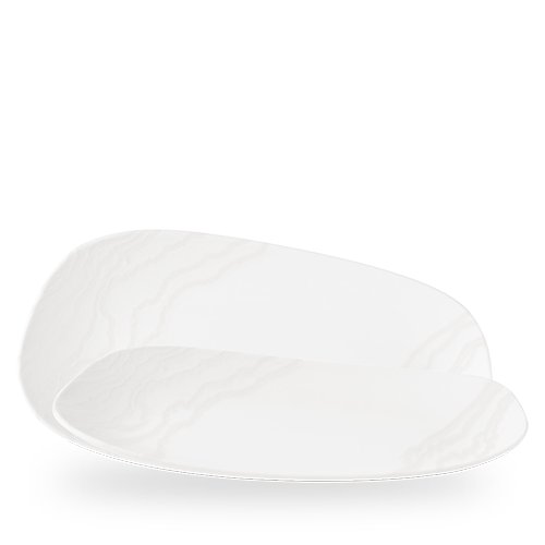 Churchill Super Vitrified Tide White Opal Servierteller 35cm für elegante Speisenpräsentationen
