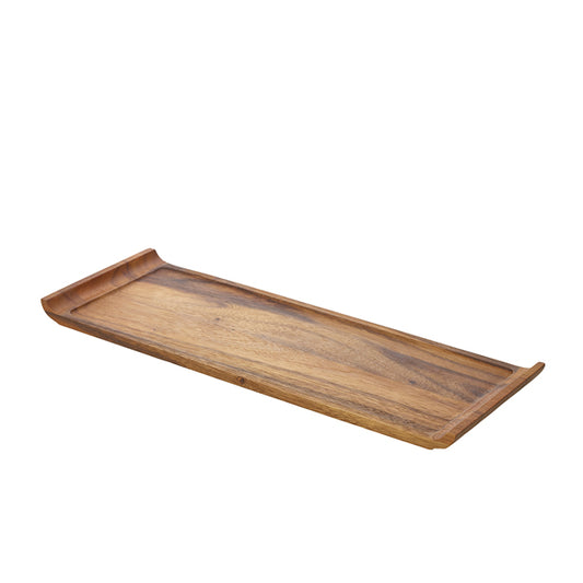 Nevilles Acacia Wood Serving Platter für Buffets und Tischpräsentationen