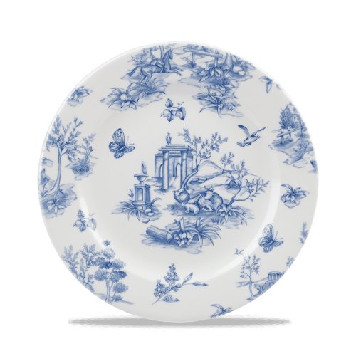 Churchill Super Vitrified Toile Prague flacher Teller für Gastronomie