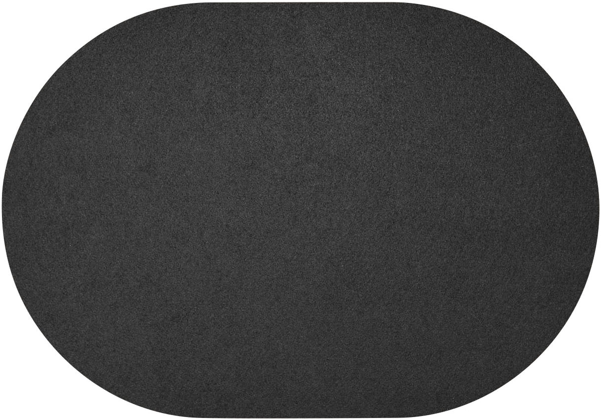 Fortessa FIBERIXX SCHWARZ Tischset Oval 34x42cm für Gastronomie