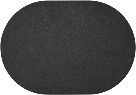 Fortessa FIBERIXX SCHWARZ Tischset Oval 34x42cm für Gastronomie