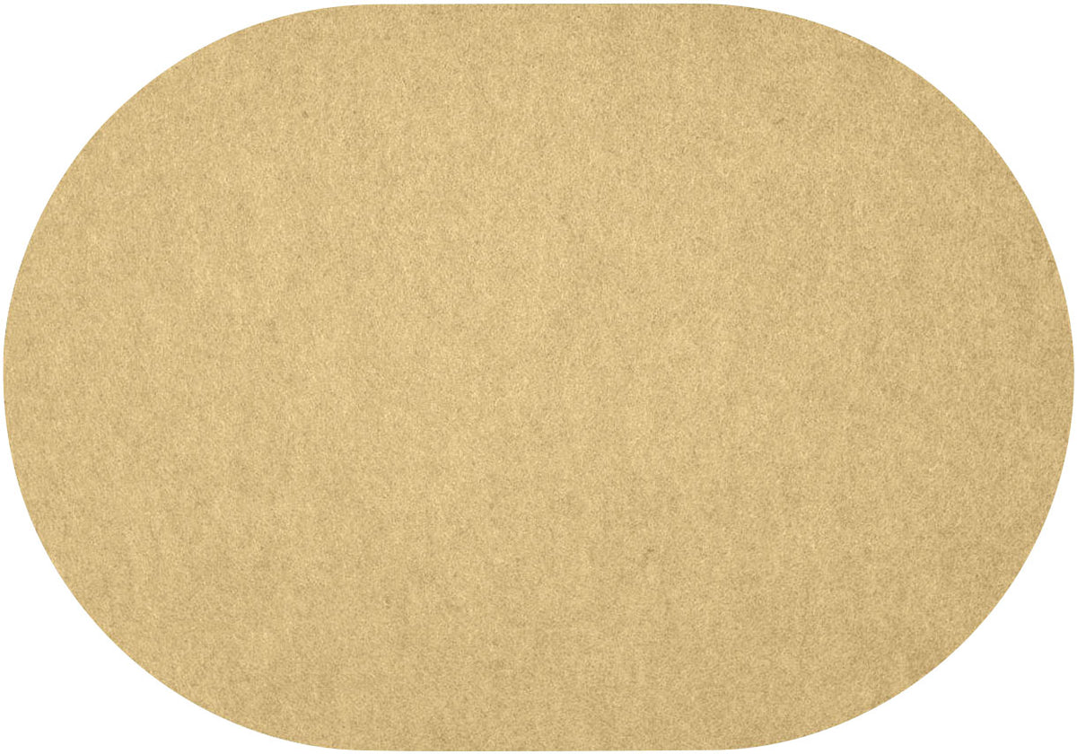 Fortessa Placemats FIBERIXX SAND Tischset Oval 34x42cm für Gastronomie