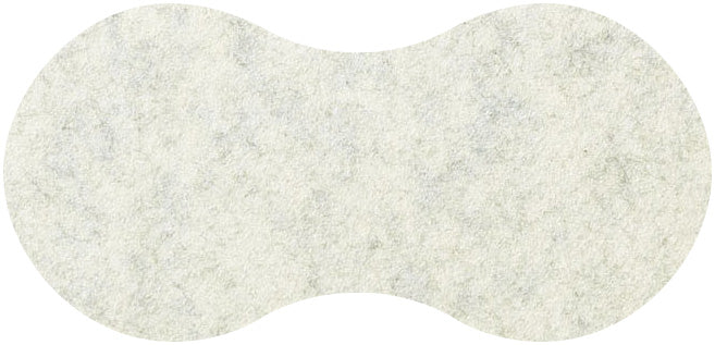 Fortessa FIBERIXX BEIGE Untersetzer 23x11cm für Gastronomie und Catering