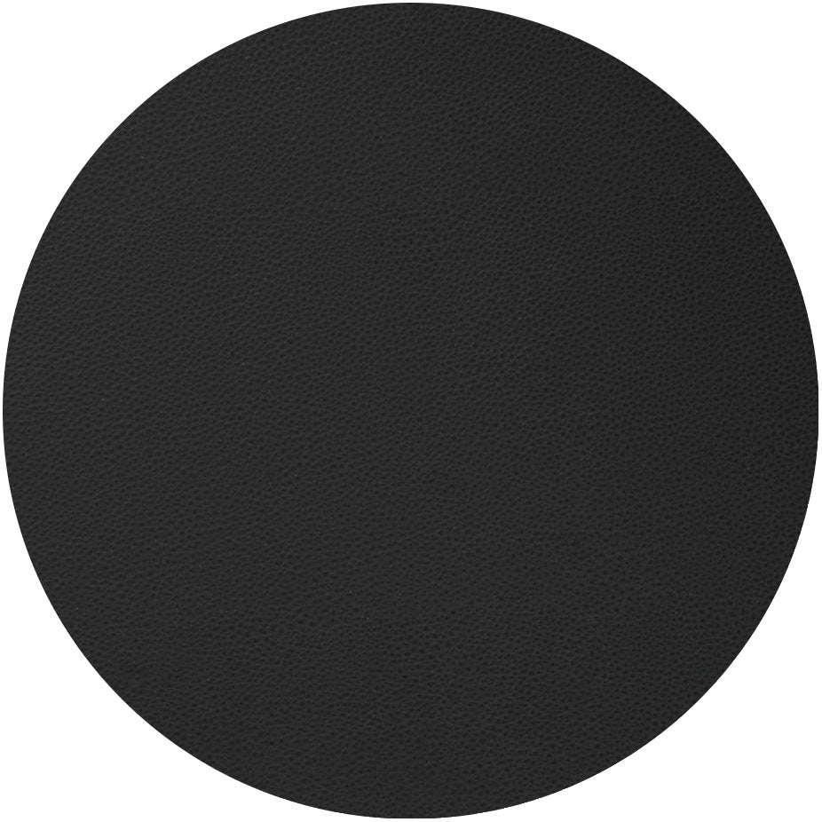 Fortessa Placemats LAV SCHWARZ Tischset 37cm - veganes Leder für Gastronomie