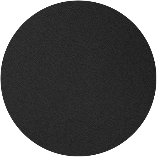 Fortessa Placemats LAV SCHWARZ Tischset 37cm - veganes Leder für Gastronomie