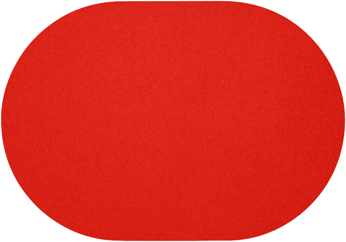 Fortessa WOLLFILZ FIRE Tischset Oval 34x42cm für Gastronomie