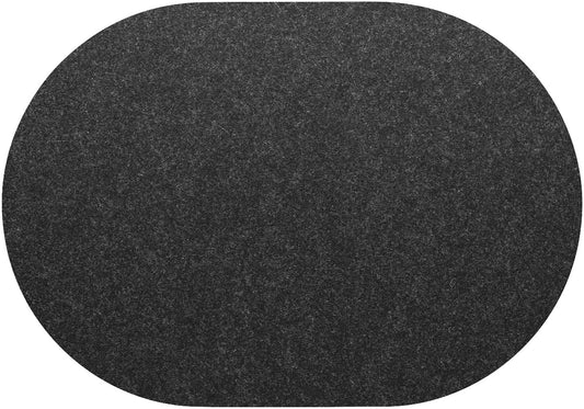Fortessa WOLLFILZ ANTHRA Tischset Oval 34x42cm für Gastronomie