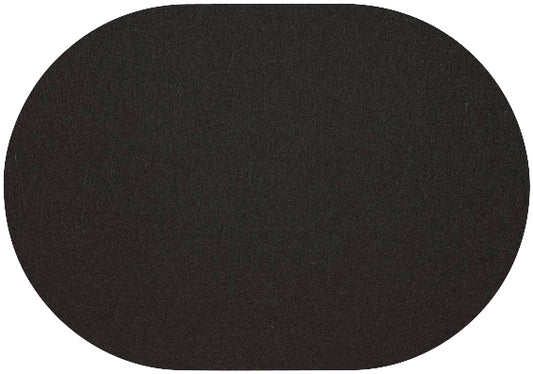 Fortessa WOLLFILZ SCHWARZ Tischset Oval 34x42cm für Gastronomie