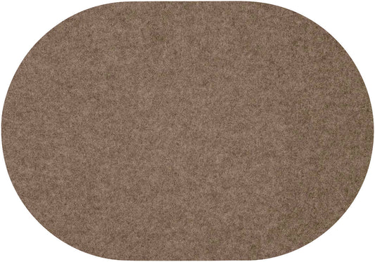 Fortessa WOLLFILZ BRAUN Tischset Oval 34x42cm für Gastronomie