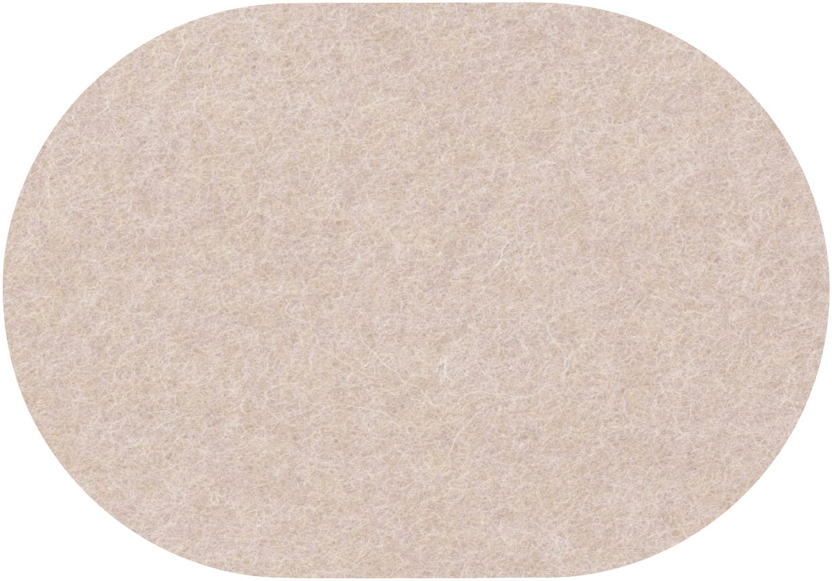 Fortessa WOLLFILZ SAND Tischset Oval 34x42cm für Gastronomie