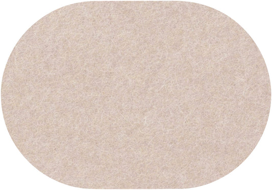 Fortessa WOLLFILZ SAND Tischset Oval 34x42cm für Gastronomie